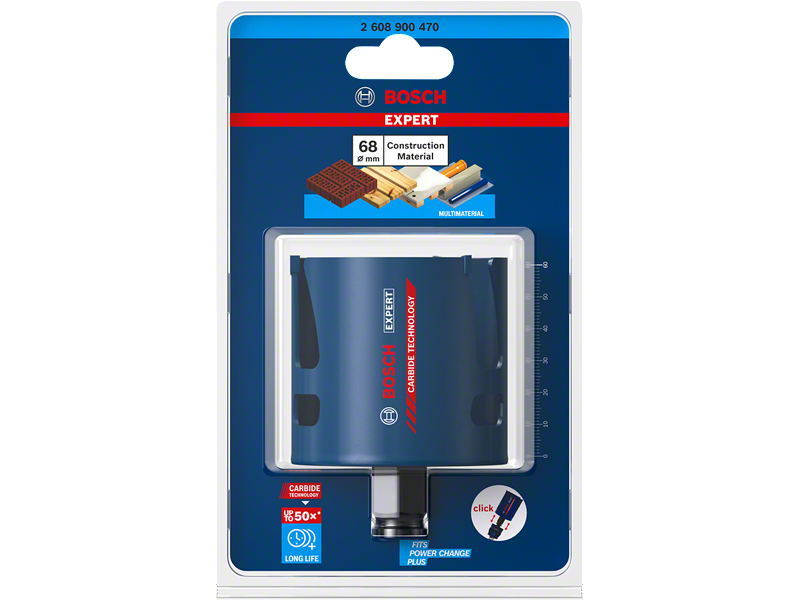 Žaga za izrezovanje lukenj EXPERT Construction Material, 68x60mm, 2608900470